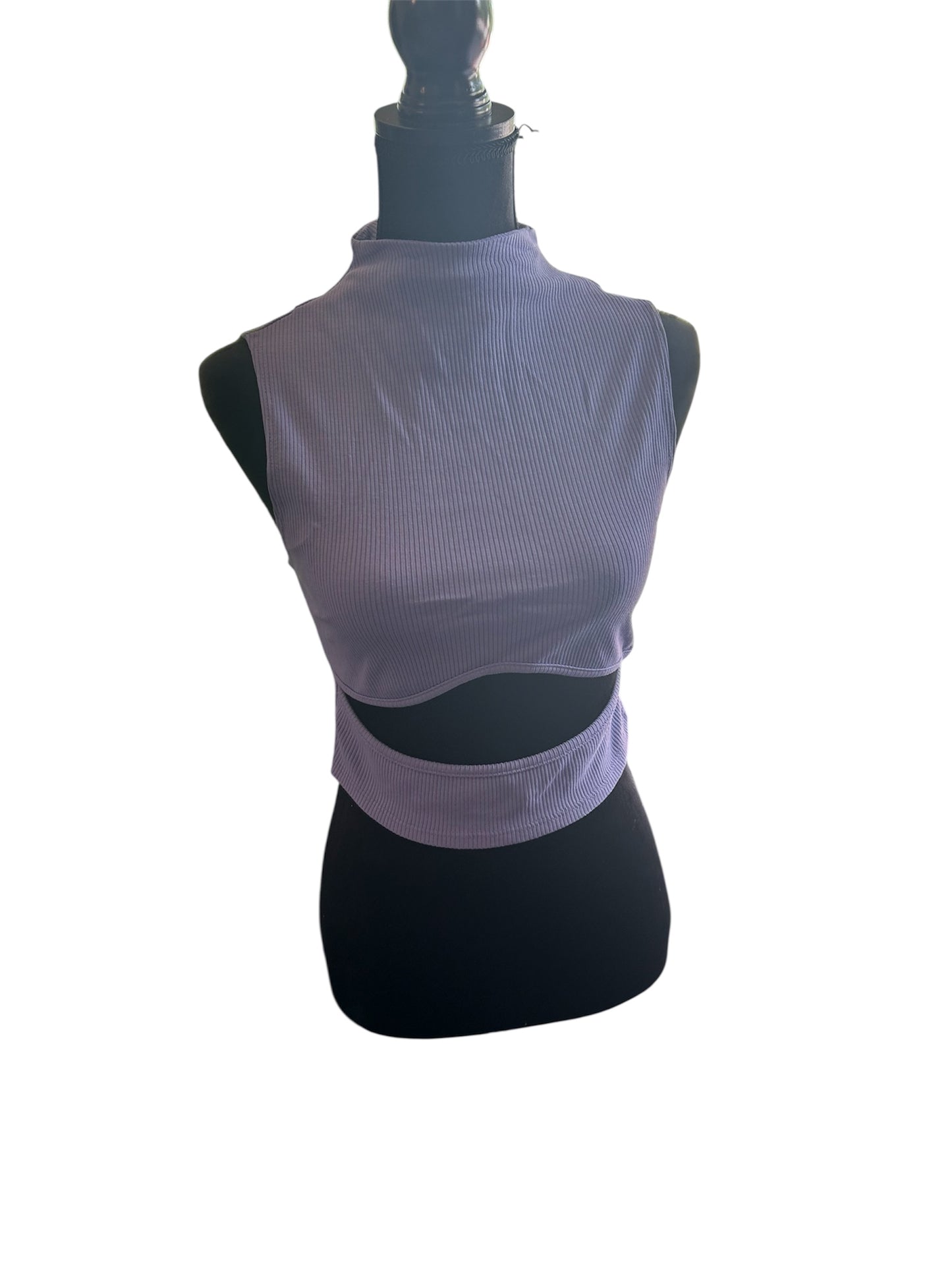 Lavender crop top