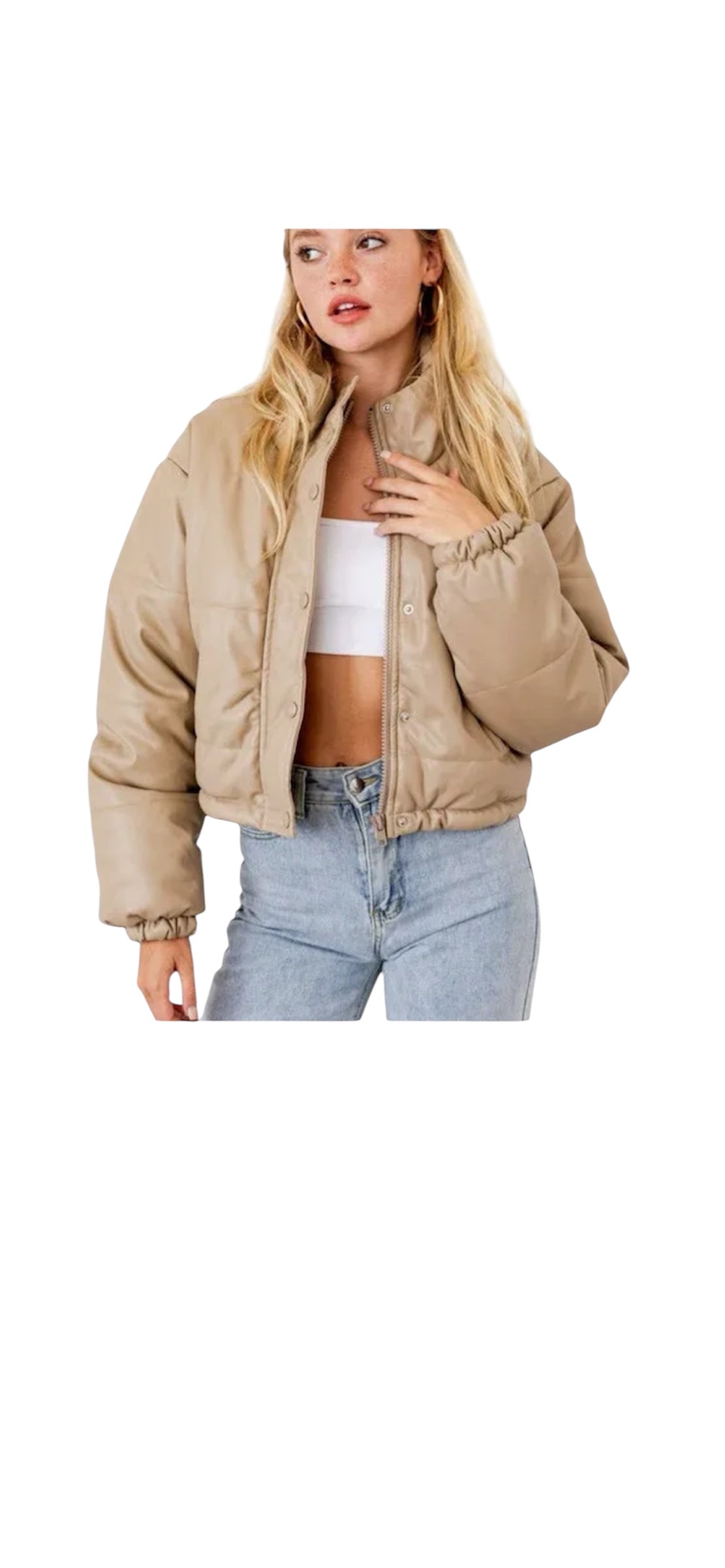 Dress me warm tan jacket