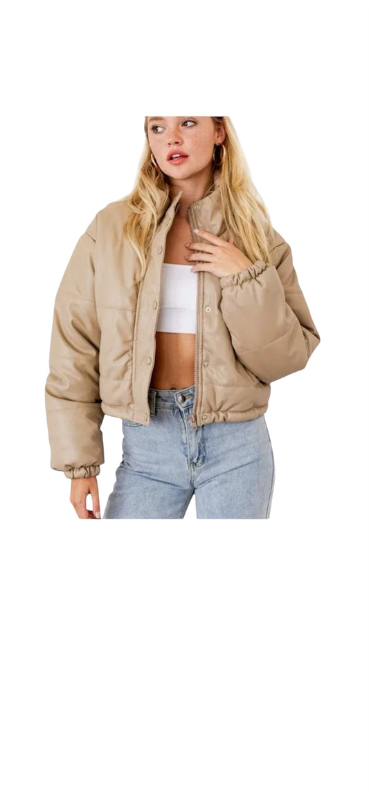 Dress me warm tan jacket
